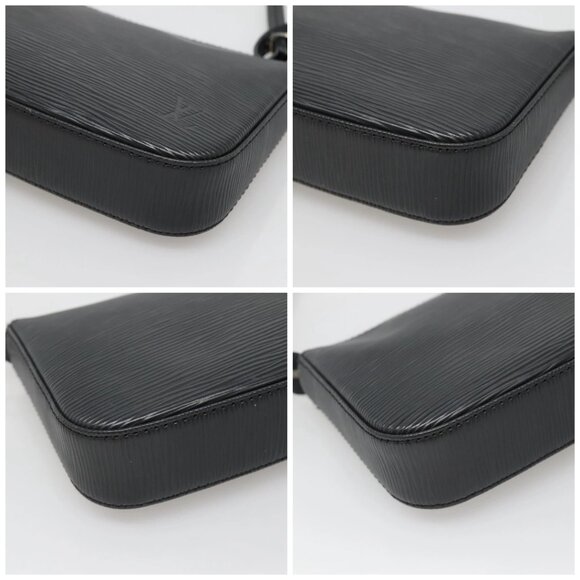 LOUIS VUITTON Epi Pochette Accessoires Accessory Pouch Black M52982 Auth 140897 - Picture 16 of 16
